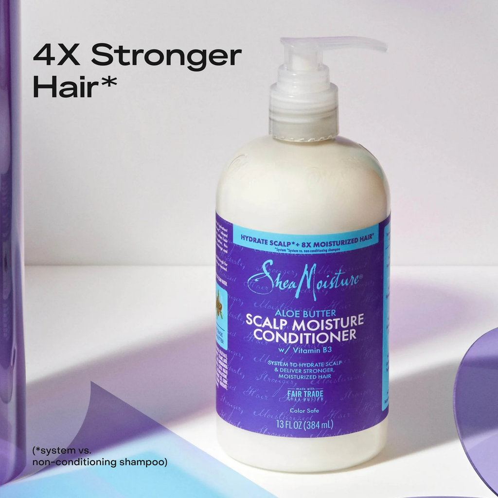 Shea Moisture Aloe Butter Scalp Moisture Conditioner 13 oz / 384 ml - Revitalise your scalp and hair with Shea Moisture  - Im