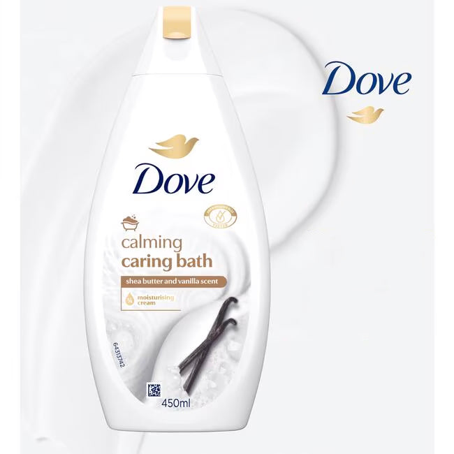 Dove Calming Caring Bath Soak 15oz - Unwind with Dove Calming Caring Bath Soak 15oz. In - Image 2