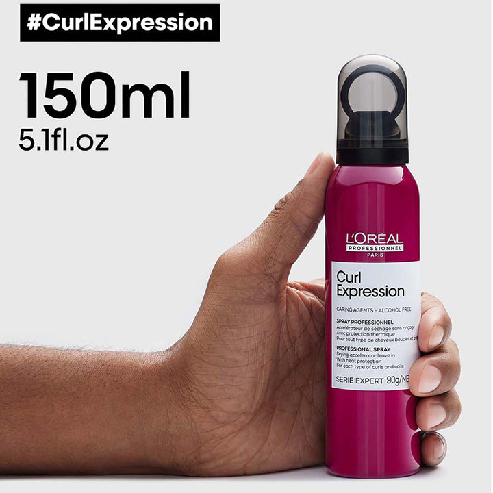 L'Oréal Professionnel Serié Expert Curl Expression Drying Accelerator Speeds Drying & Protects Curls for Curly & Coily Hair 9