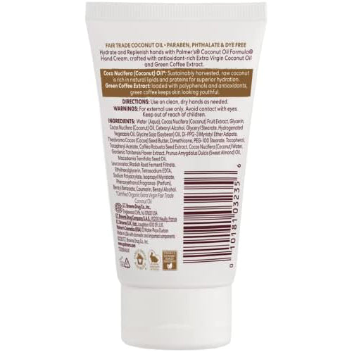 Palmer's Coconut Hydrate Hand Cream 2oz texture