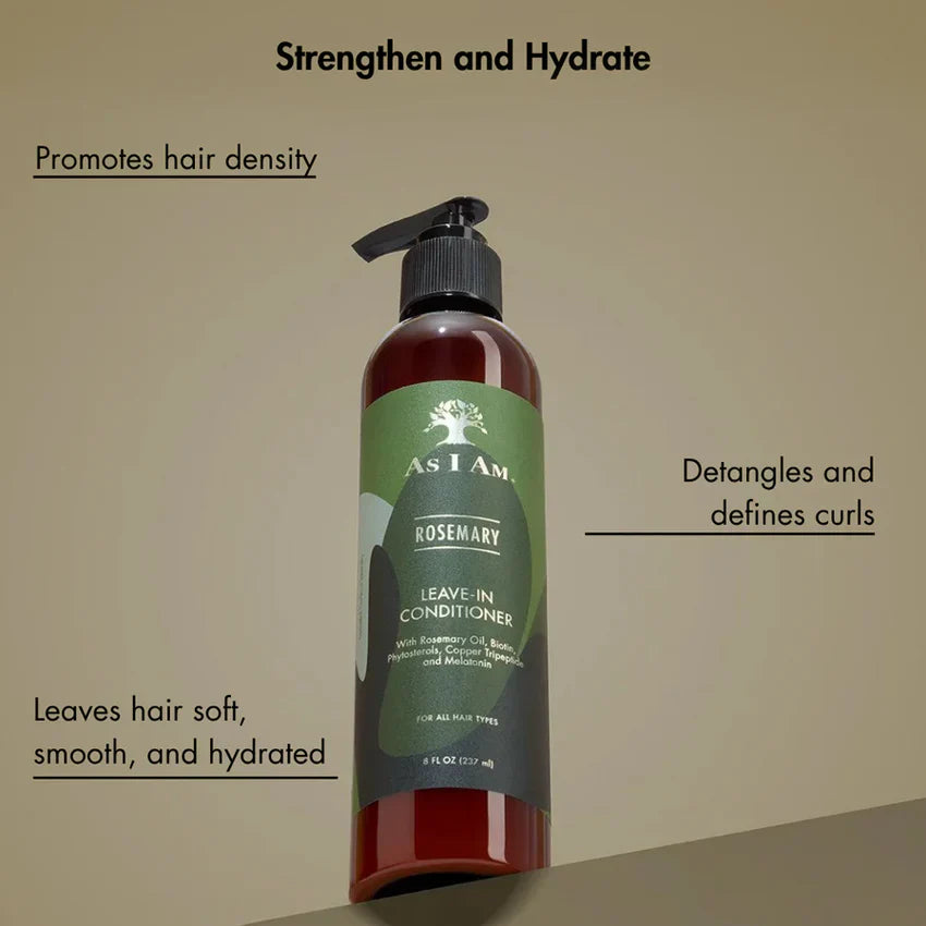 As I Am Rosemary Leave In Conditioner 237ml