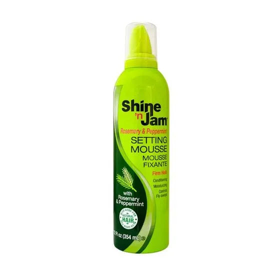 Ampro Shine N Jam Rosemary & Peppermint Firm Hold Setting Mousse