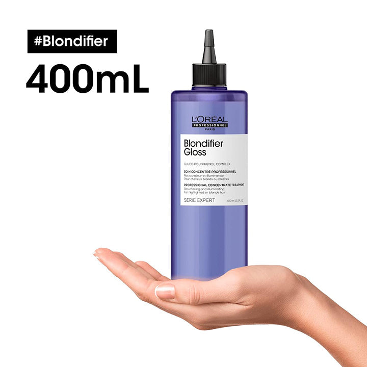 L'Oréal Professionnel Serié Expert Blondifier Gloss Concentrate Treatment for Resurfacing & Illuminating Highlighted or Blond