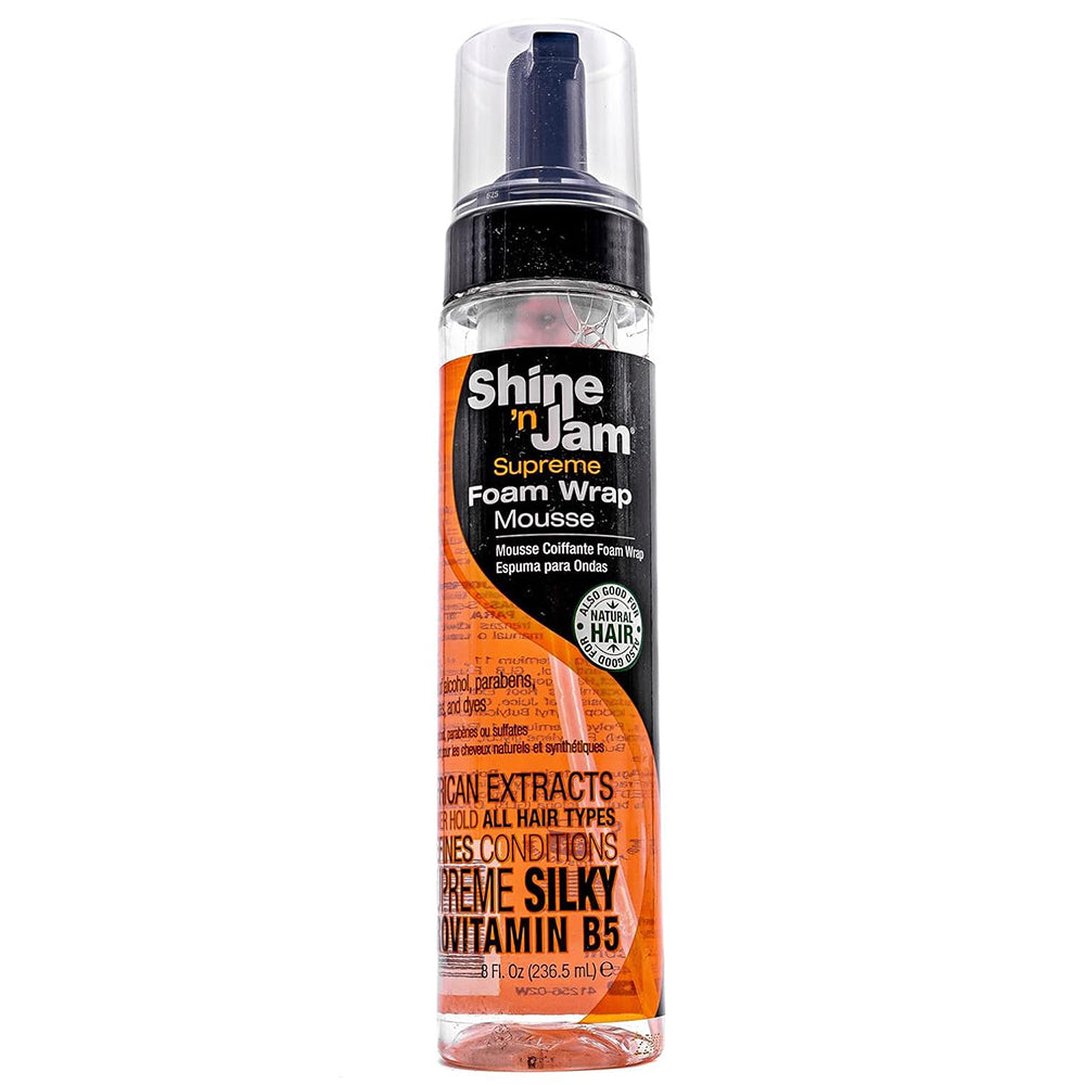 Shine 'n Jam Supreme Hold Foam Wrap Mousse