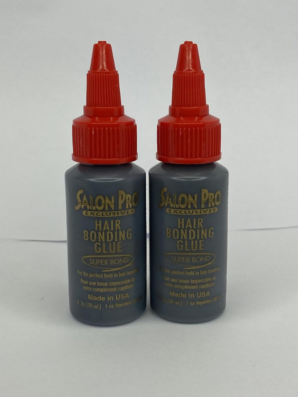 Salon Pro Hair Bonding Wig Glue - Super Bond Strong Hold - Pack of Two 30 ml Bottles for Weft Eyelash Quick Weave Glue.