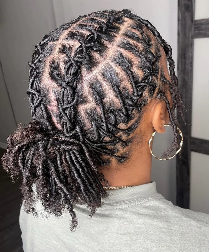 All Day Locks Lock N Twist Supreme Hold 64 oz back label