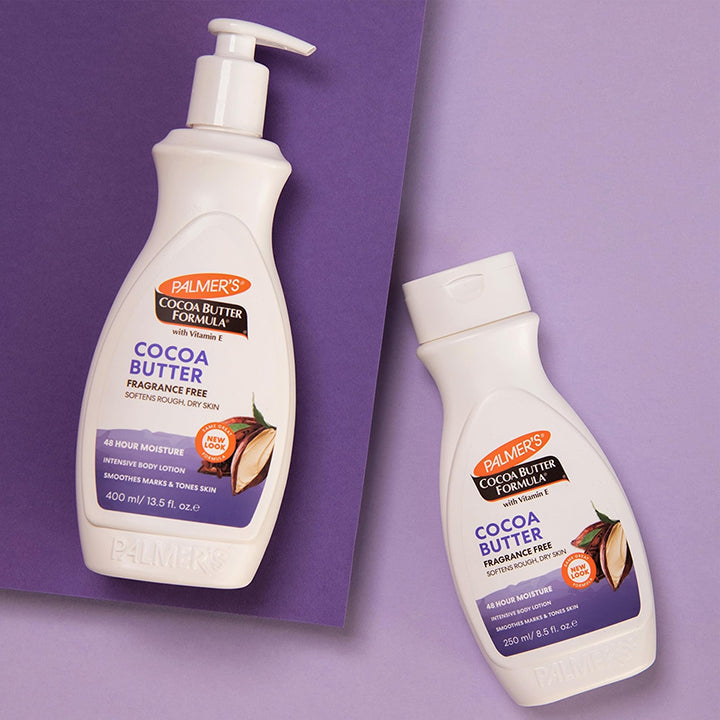 Palmer's Cocoa Butter Fragrance Free Lotion 13oz Bonus Size for Dry Sensitive Skin texture