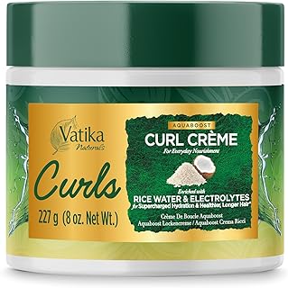 Vatika Naturals Curls Curl Creme – Rice Water & Electrolytes Curl Defining Cream 227g
