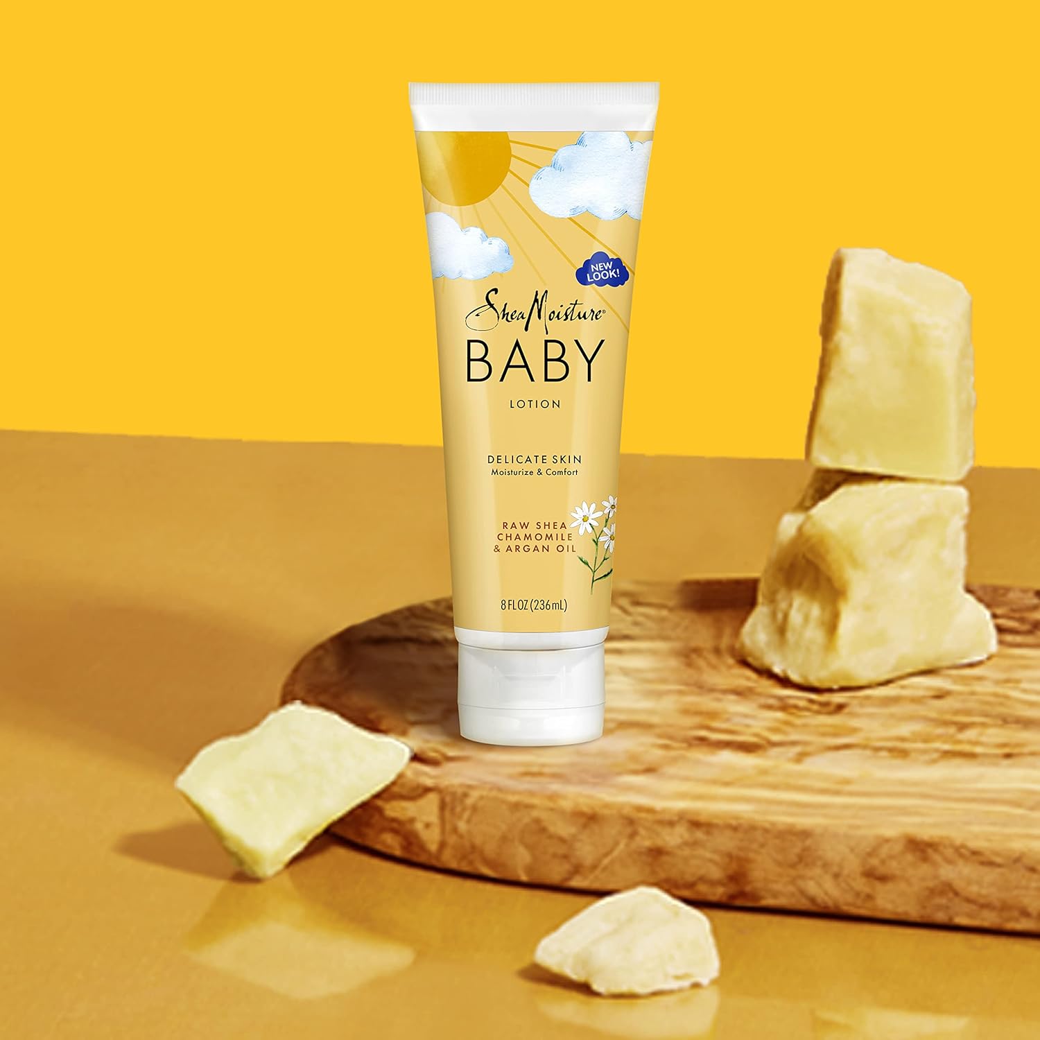 Shea Moisture Raw Shea Chamomile & Argan Oil BABY Lotion 8 oz / 237 ml - This Shea Moisture Raw Shea Chamomile & Argan Oil  -