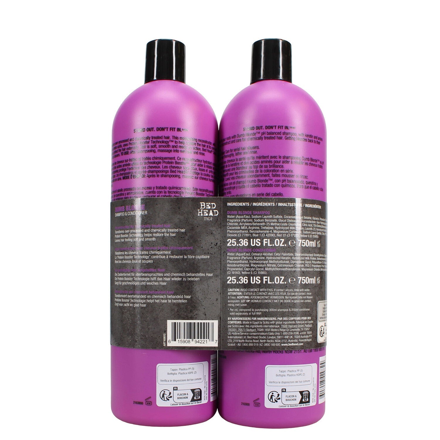 Therapy for Blondes Dumb Blonde Shampoo and Conditioner Set - Purple