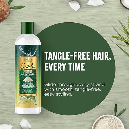 Vatika Naturals Curls Deep Treatment Conditioner – Rice Water & Electrolytes – 453g