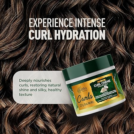 Vatika Naturals Curls Curl Creme – Rice Water & Electrolytes Curl Defining Cream 227g