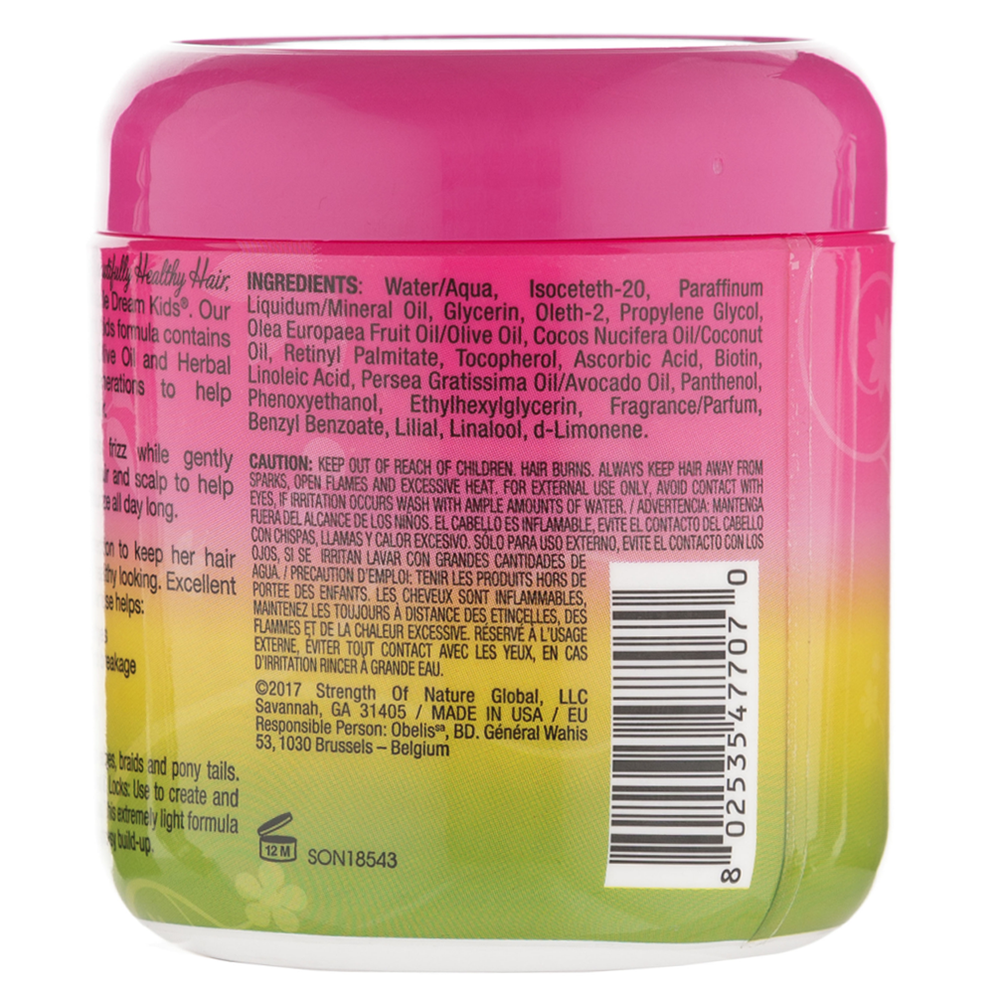 African Pride Dream Kids Smooth Edges Anti-Fizzy Conditioning Gel 6oz - improves manageability and