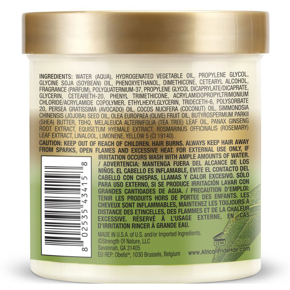 African Pride Olive Miracle Leave-In Conditioner 15oz - improves manageability and