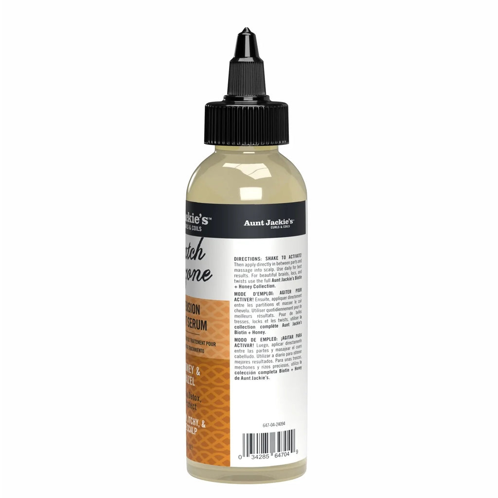 Aunt Jackie's Scratch Free Zone Itch & Tension Treatment Serum 4oz - delivers concentrated active
