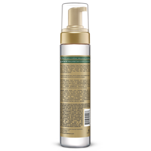 African Pride Olive Miracle Foam Setting Mousse 8.5oz - improves manageability and