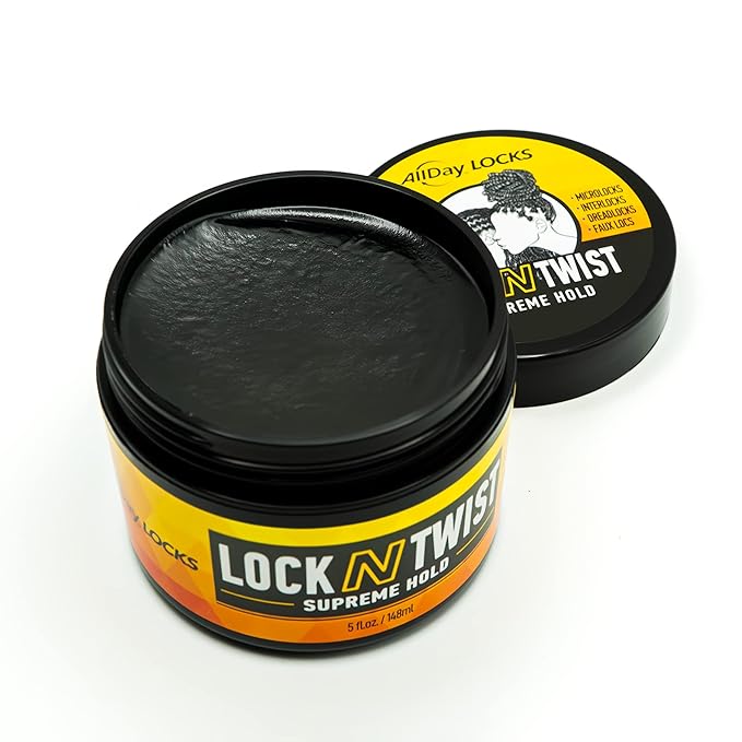 All Day Locks Lock N Twist Supreme Hold 5 oz in use