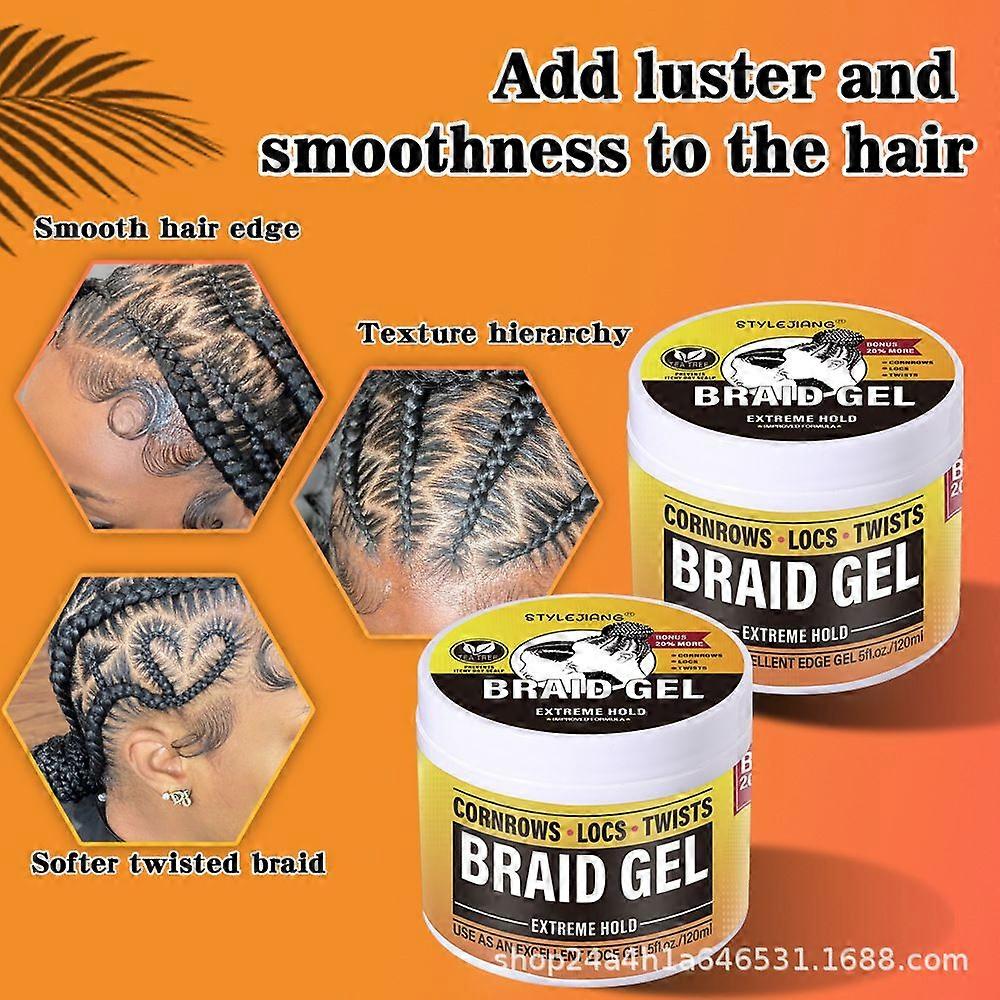All Day Locks Braid Gel (5 oz) 2 PC Combo texture