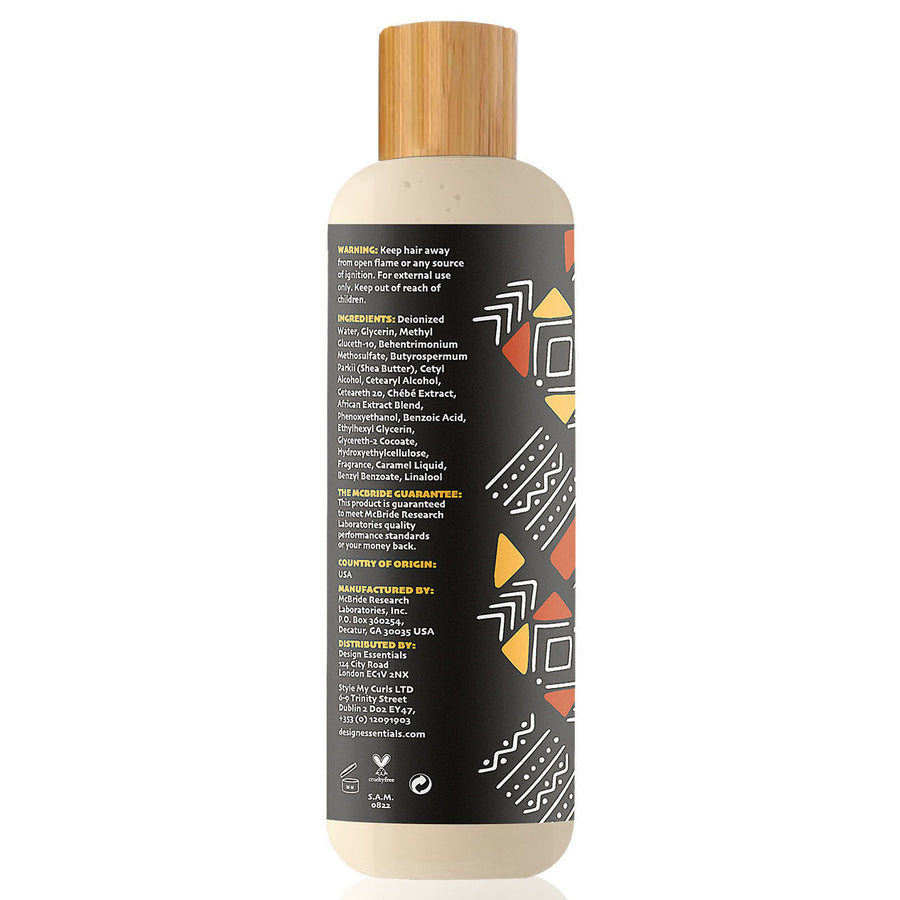 Design Essentials African Chebe Anti-Breakage Moisturizing Leave-In Conditioner 12oz back label
