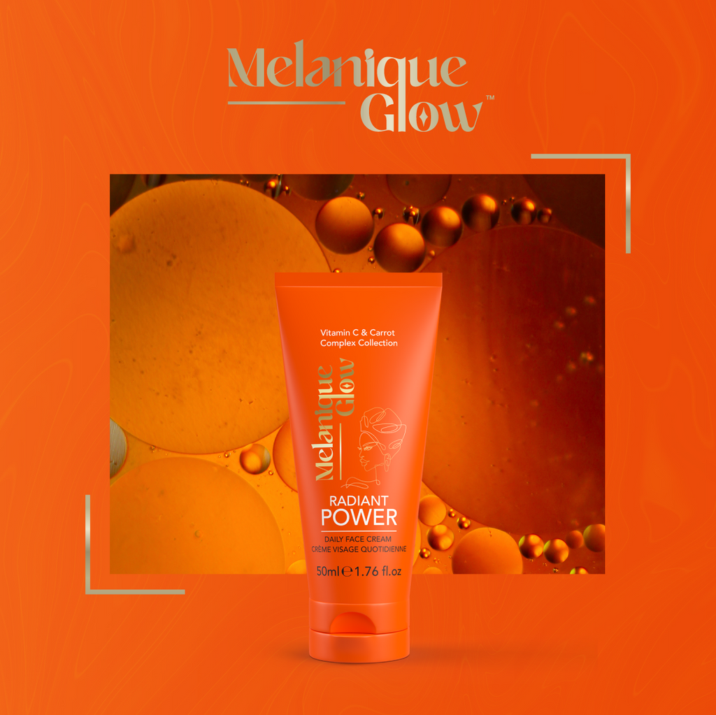 Melanique Glow™ - Radiant Power Daily Face Cream - hydrates and nourishes