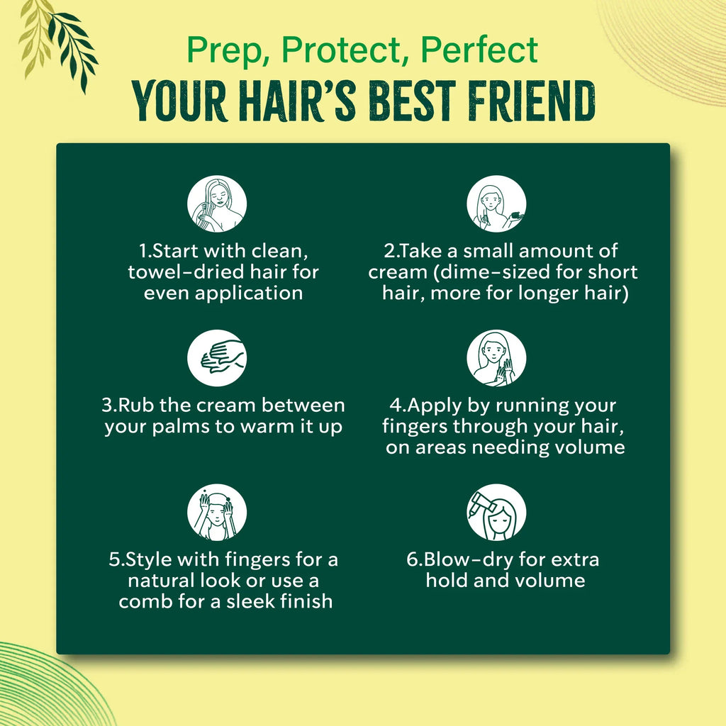 Vatika Naturals Hair Cream - Refreshing Lemon (210ml)