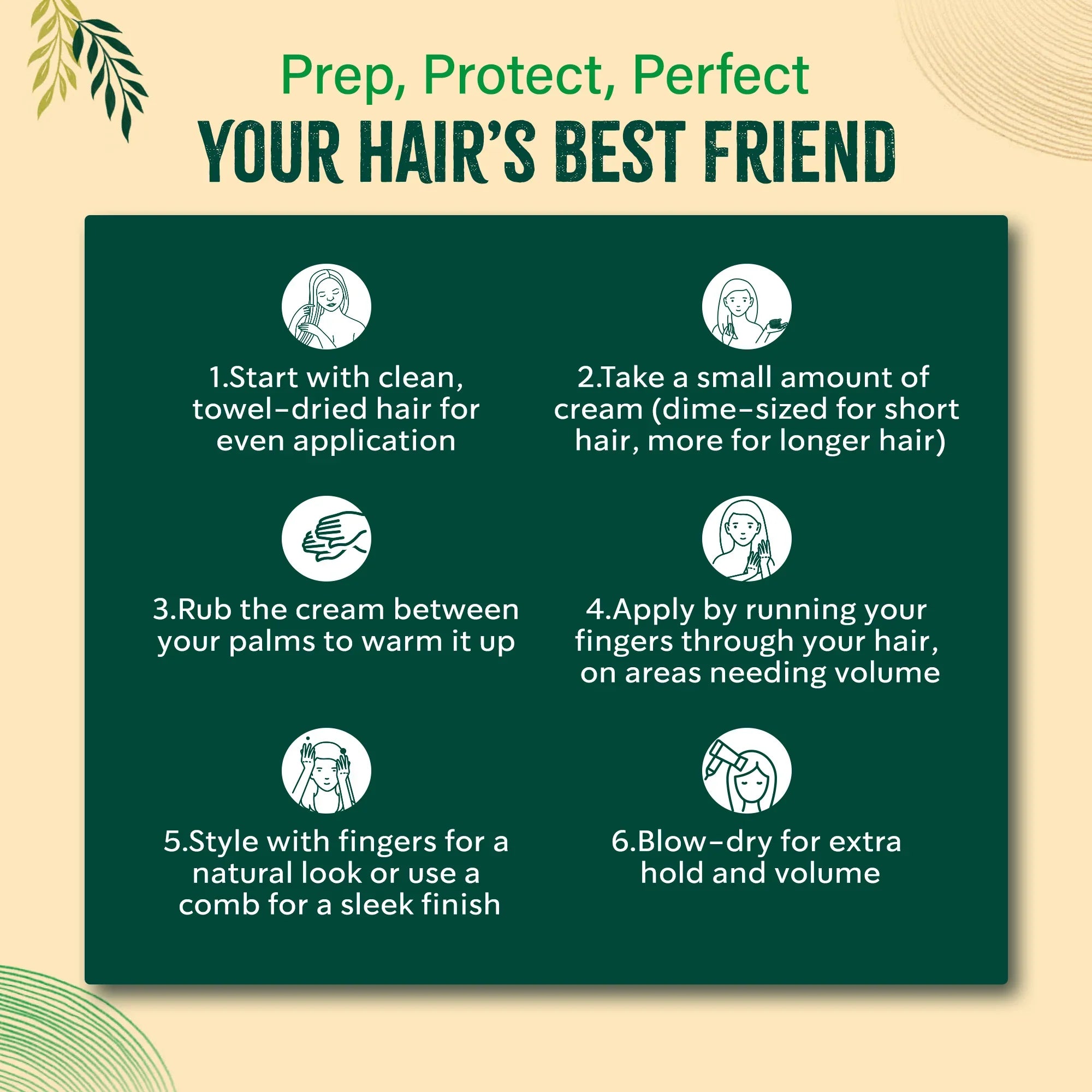 Vatika Naturals Hair Cream - Extreme Moisturizing (210ml, Almond)