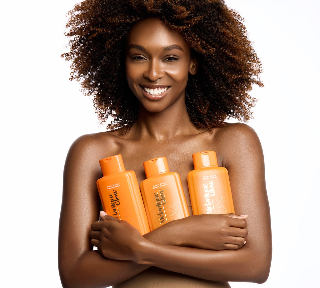 Melanique Glow™ - Ultimate Glow Body Trio - nourishes and hydrates