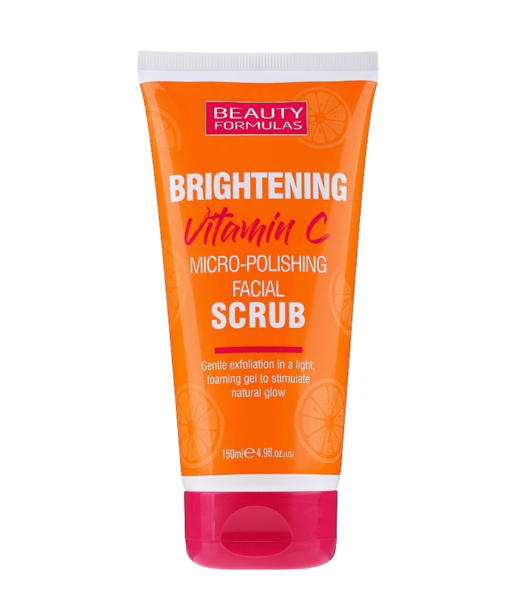 Beauty Formulas - Brightening Vitamin C Micro-Polishing Facial Scrub - 5 oz / 150 ml
