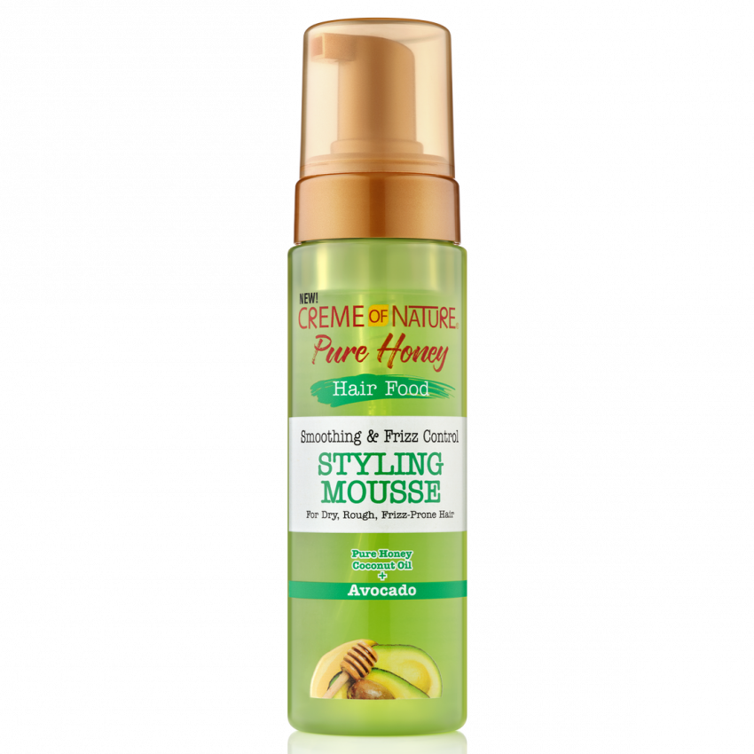 Creme of Nature Pure Honey Hair Food Styling Mousse 7 oz / 207 ml