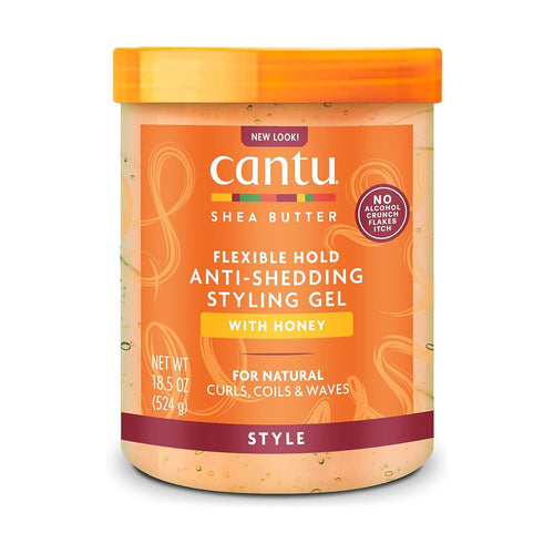 Cantu Anti-Shedding Styling Gel with Honey 18.5 oz / 524 gm - Define and hold your natural curls with Cantu Anti - Image 2
