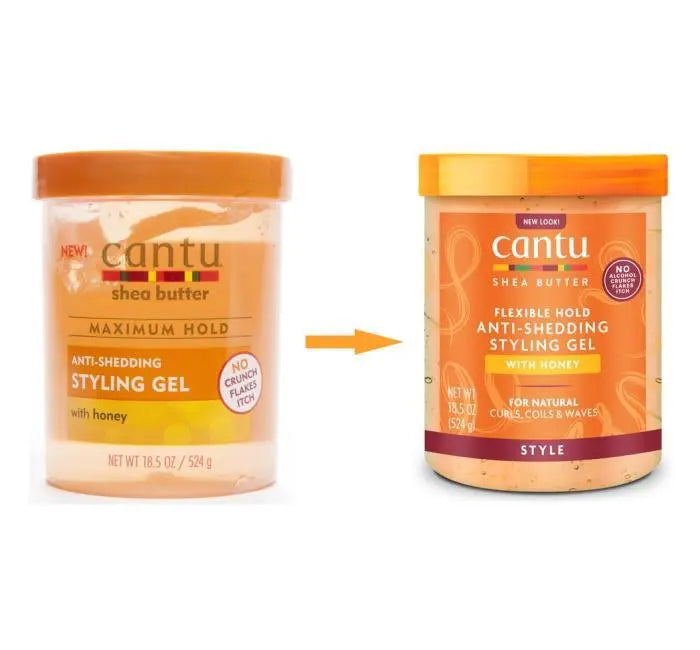 Cantu Anti-Shedding Styling Gel with Honey 18.5 oz / 524 gm - Define and hold your natural curls with Cantu Anti - Image 3