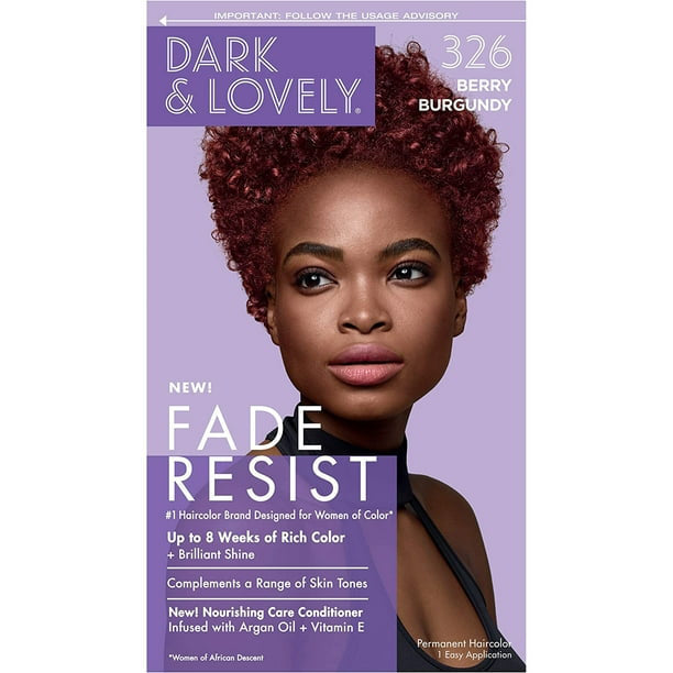 Dark & Lovely Fade Resist Conditioning Colour Permanent Hair Dye for Black Hair