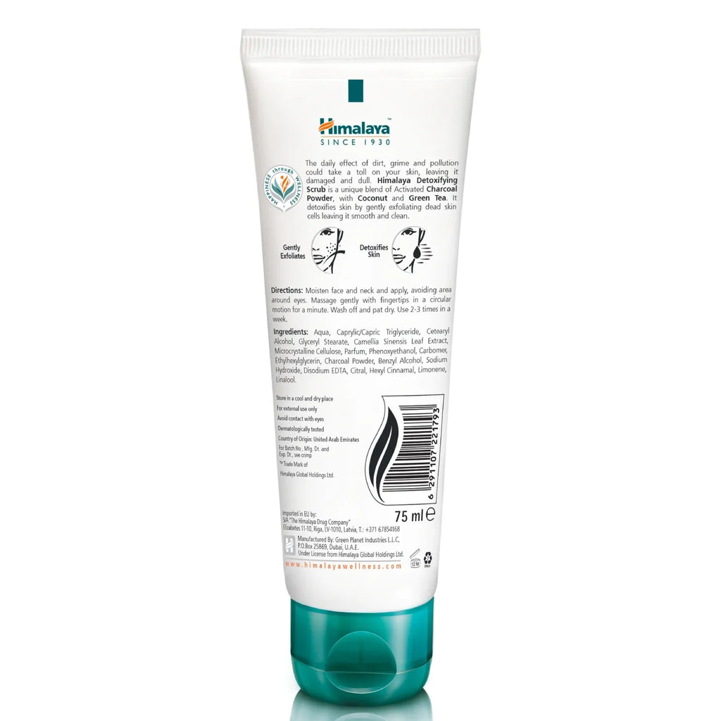 Himalaya Detoxifying Charcoal Scrub 75 ml