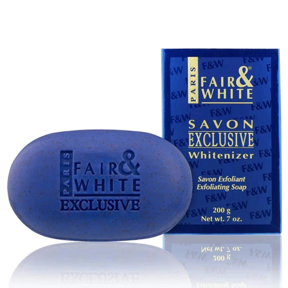 Fair & White Exfoliating Soap 7oz For Smoother Looking Skin