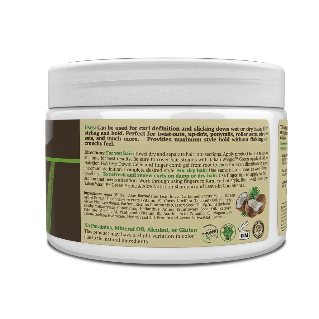 Taliah Waajid Green Apple & Aloe Nutrition Hold Me Down Gelle 12 oz