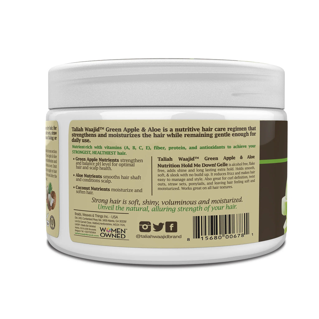 Taliah Waajid Green Apple & Aloe Nutrition Hold Me Down Gelle 12 oz