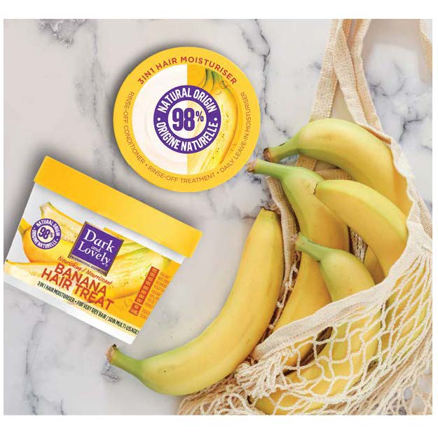 Dark & Lovely Banana Hair Treat 390 ml - 3-in-1 Nourishing Curly Hair Mask & Treatment texture