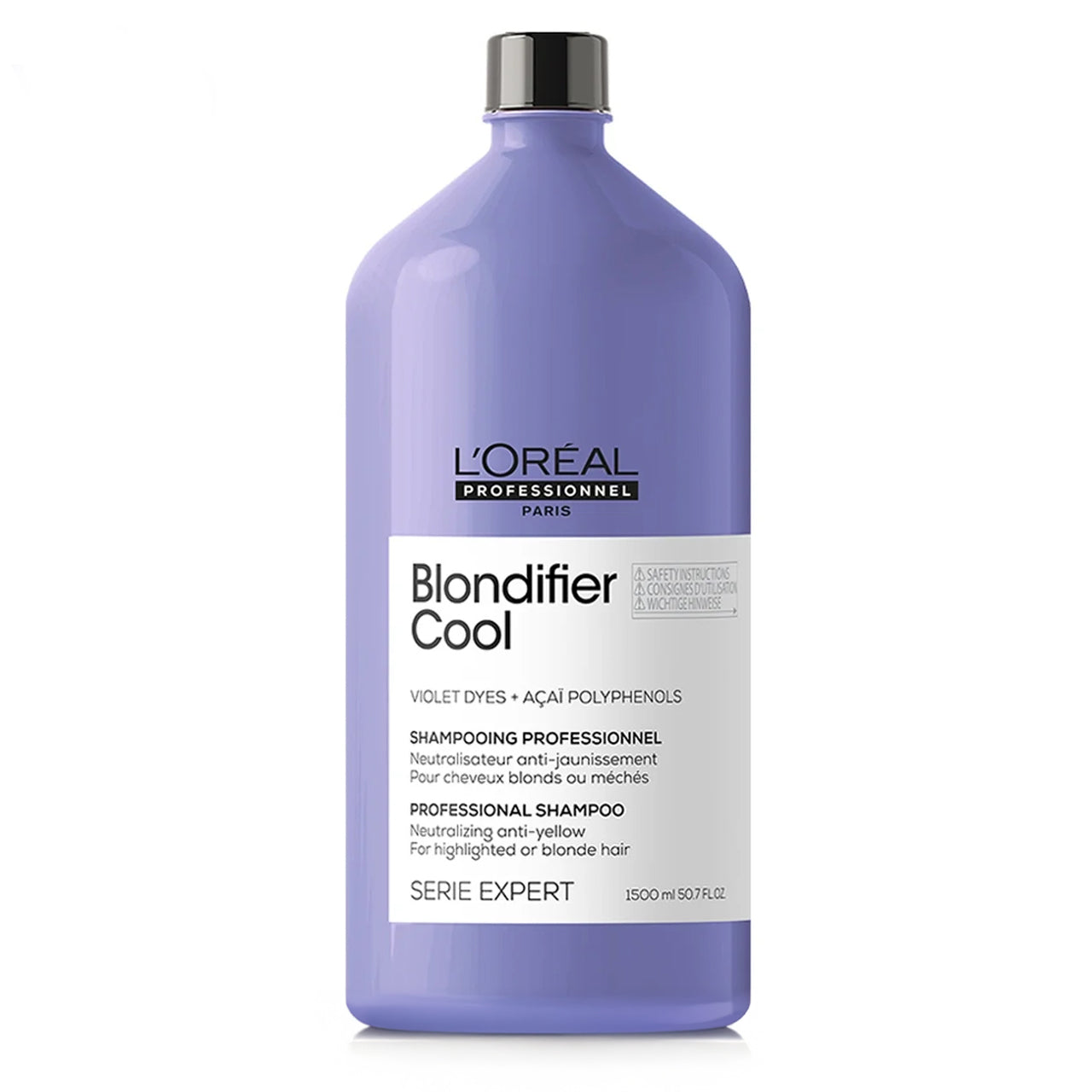L'Oréal Professionnel Serié Expert Blondifier Cool Shampoo for Neutralising Yellow Tones & Enhancing Cool Blonde Vibrancy - R