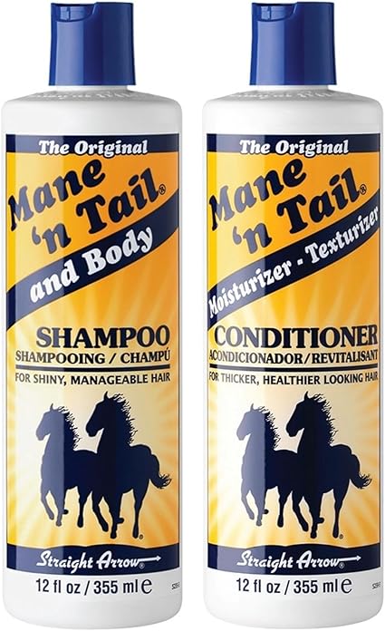 Mane 'n Tail Original Formula Shampoo and Conditioner Twin Pack, For Healthier Looking Hair, 355 ml (Pack of 1)