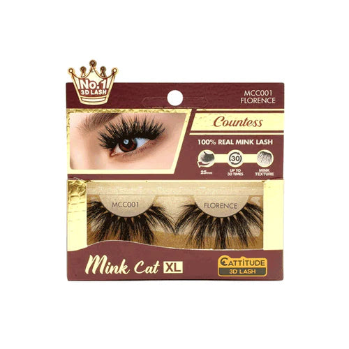 Mink Cat - 100% Real Mink 3D Lashes - Elevate your gaze with Mink Cat 100% Real Mink 3D  - Image 4