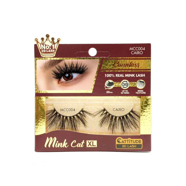 Mink Cat - 100% Real Mink 3D Lashes - Elevate your gaze with Mink Cat 100% Real Mink 3D  - Image 5