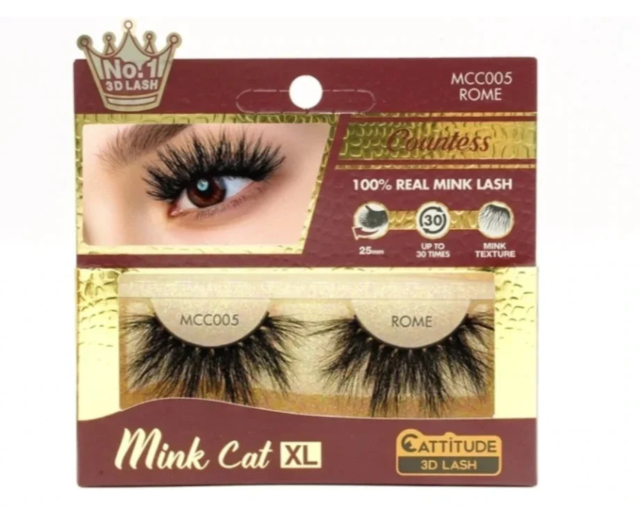 Mink Cat - 100% Real Mink 3D Lashes - Elevate your gaze with Mink Cat 100% Real Mink 3D  - Image 6