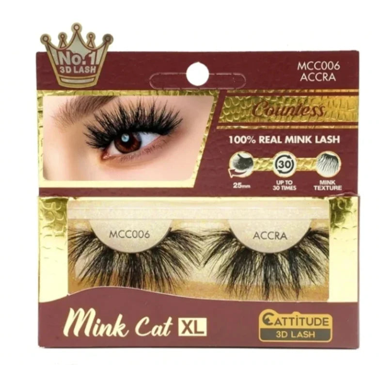Mink Cat - 100% Real Mink 3D Lashes - Elevate your gaze with Mink Cat 100% Real Mink 3D  - Image 7
