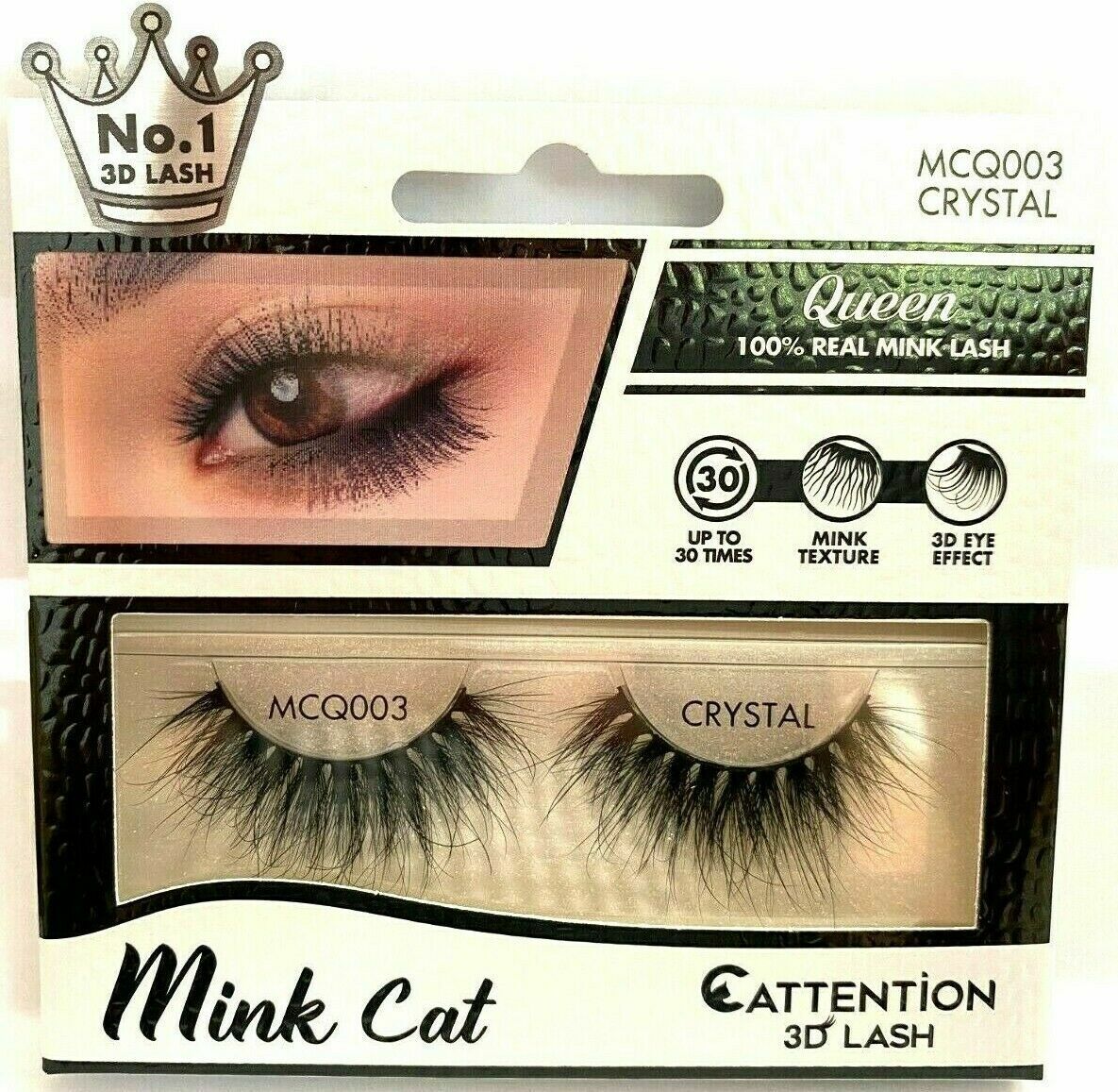 Mink Cat Queen - 100% Real Mink 3D Lashes - Elevate your gaze with Mink Cat Queen - 100% Real  - Image 7