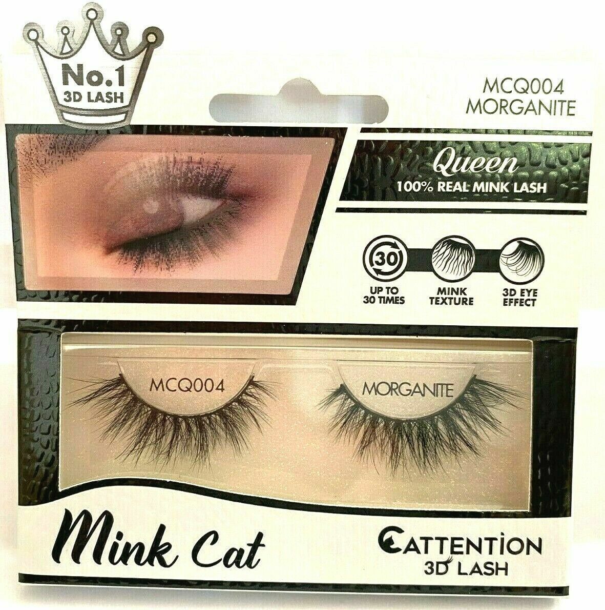 Mink Cat Queen - 100% Real Mink 3D Lashes - Elevate your gaze with Mink Cat Queen - 100% Real  - Image 6