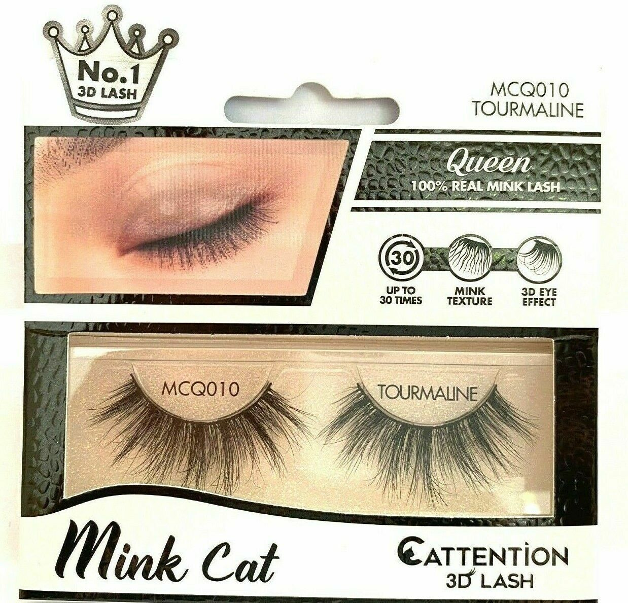 Mink Cat Queen - 100% Real Mink 3D Lashes - Elevate your gaze with Mink Cat Queen - 100% Real  - Image 3
