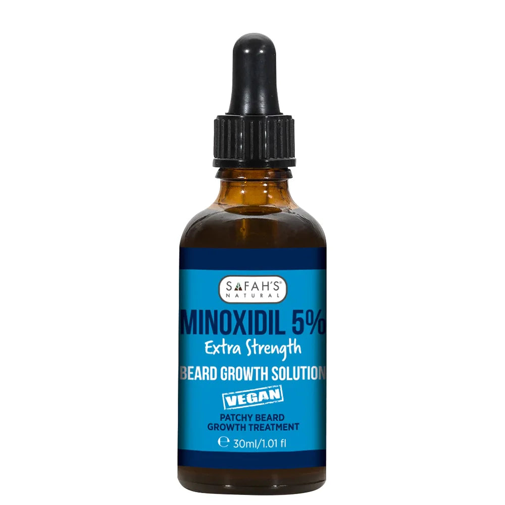 Safah's Natural Minoxidil 5% Beard Growth Solution 30 ml