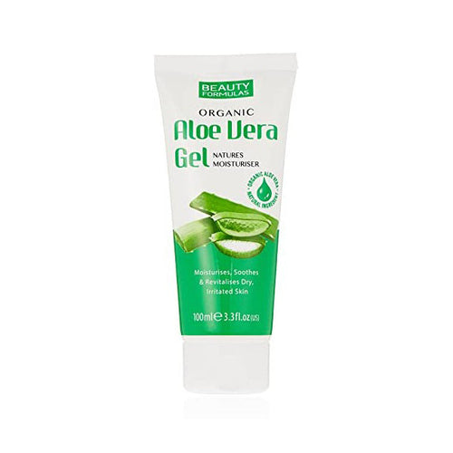 Beauty Formulas - Organic Aloe Vera Gel - 3.5 oz / 100 ml