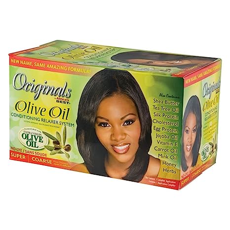 Africa's Best - Originals Olive Oil Conditioning Relaxer System - 2 Value Pack - Transform your hair with Africa's Best Origi
