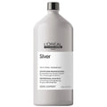 L'Oréal Professionnel Serié Expert Silver Shampoo Neutralises Yellow Tones & Brightens for Grey, White, or Blonde Hair 1500 m